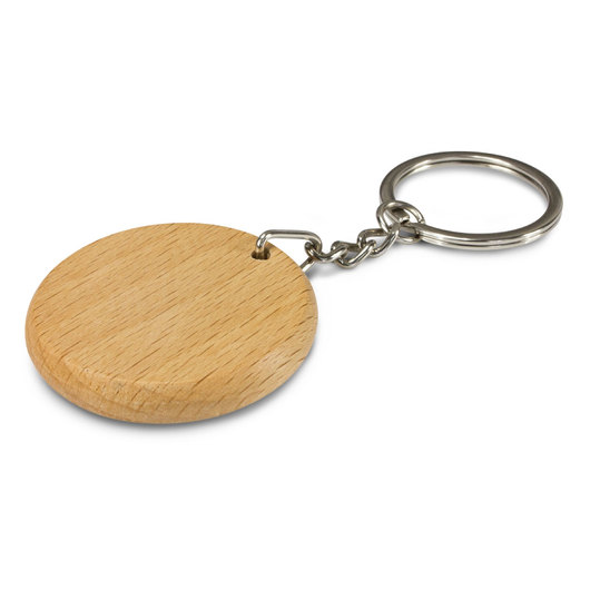 Round Wooden Keyrings
